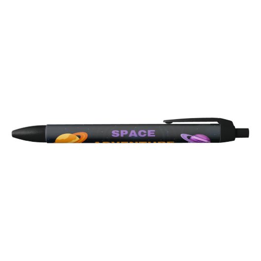 Custom Outer Space Adventure Pen Black Ink (Bovenkant)