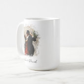 Custom Paar Foto Valentijnsdag 15 oz Koffiemok (Voorkant links)