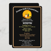 Custom Paar Huwelijk Zonsondergang Bruiloft Uitnod Kaart (Voorkant / Achterkant)