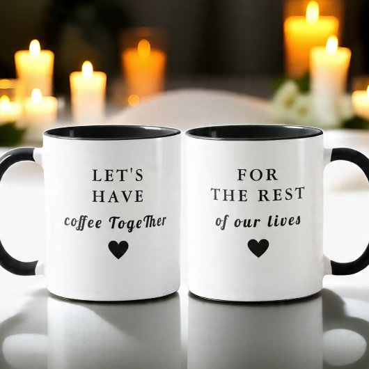 Custom paar koffie Mok | Mr Mrs Wedding Gift