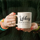 Custom paar Mok voor bruiloft gunst of zijn en haa