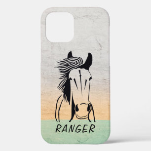 Custom Paard Apple IPhone 12 (Stoer) Telefoon Case