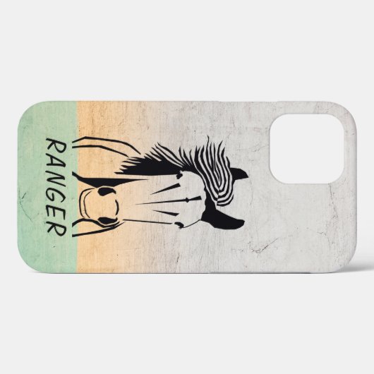 Custom Paard Apple IPhone 12 (Stoer) Telefoon Case (Achterkant (horizontaal))
