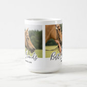 Custom Paard Foto Wit Beste Vrienden Koffiemok (Center)