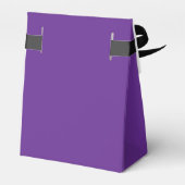 Custom Paarse High School Reunion Party Bedankdoosjes (Achterkant)