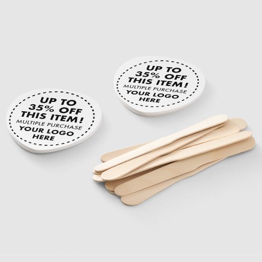 Custom Paddle Hand Fans 35% OFF Bulk Kopen Korting Handwaaier (Niet-gemonteerd)