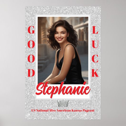 Custom Pageant Door Banner Poster (Voorkant)