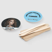Custom Pageant Fan Wavers - Dubbelzijdig 10-Pack Handwaaier (Niet-gemonteerd)