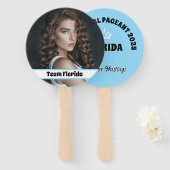 Custom Pageant Fan Wavers - Dubbelzijdig 10-Pack Handwaaier (Voorkant en achterkant)