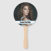 Custom Pageant Fan Wavers - Dubbelzijdig 10-Pack Handwaaier (Voorkant)