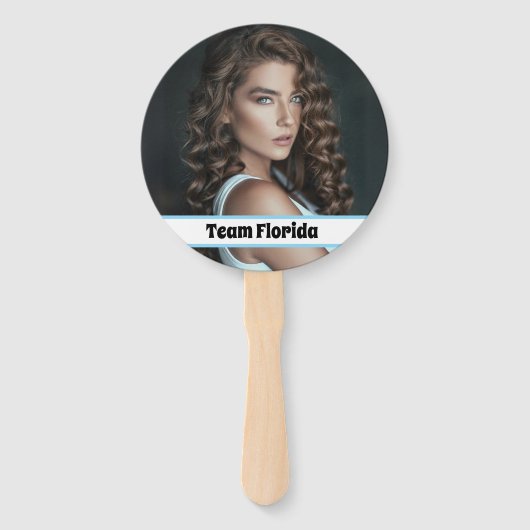 Custom Pageant Fan Wavers - Dubbelzijdig 10-Pack Handwaaier (Voorkant)