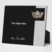 Custom Pageant Royalty Photo Plaque Fotoplaat (Zijkant)