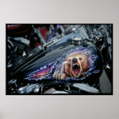 Custom painted fuel tank South Dakota Poster (Voorkant)