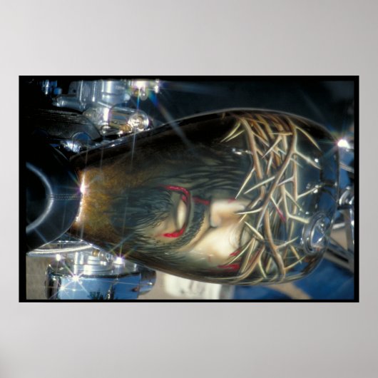 Custom painted fuel tank - South Dakota Poster (Voorkant)