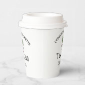 Custom Palm Tree Party Custom Tropical Bachelorett Papieren Bekers (Rechts)