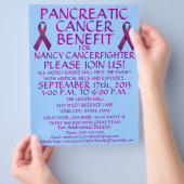 Custom Pancreatic Cancer Benefit Flyer (Hand)