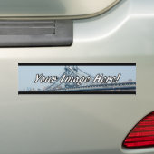 Custom Panorama Photo Bumpersticker (Op auto)