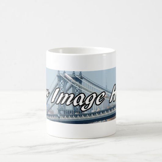 Custom Panorama Photo Mok (Center)