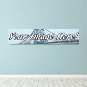 Custom Panorama Wrapped Canvas Print (Insitu (Houten vloer))