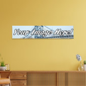 Custom Panorama Wrapped Canvas Print (Insitu (Woonkamer))