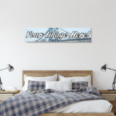 Custom Panorama Wrapped Canvas Print (Insitu (Slaapkamer))