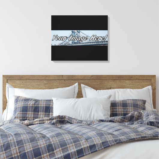 Custom Panorama Wrapped Canvas Print (Insitu (Slaapkamer))