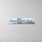 Custom Panorama Wrapped Canvas Print (Voorkant)