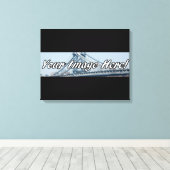 Custom Panorama Wrapped Canvas Print (Insitu (Houten vloer))