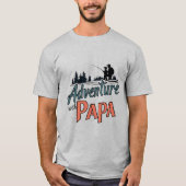 Custom Papa t Shirt, Father's Day Gift  T-shirt (Voorkant)