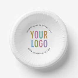 Custom Paper Bowls Company Logo Printed Disposable Papieren Kommen