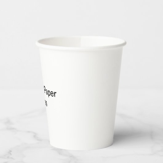 Custom Paper Cups Papieren Bekers (Links)