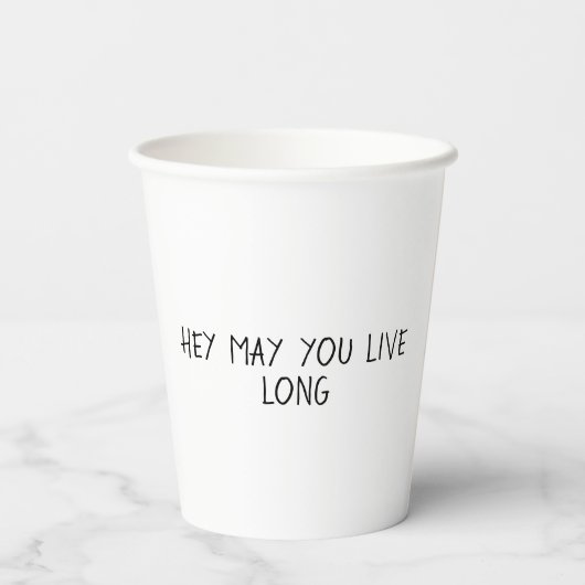 Custom Paper Cups Papieren Bekers (Achterkant)