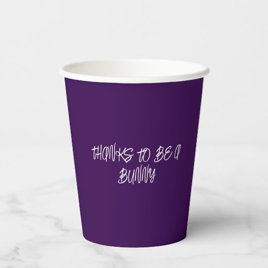 Custom Paper Cups Papieren Bekers (Achterkant)
