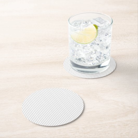 Custom Paper Drink Coasters | Printed Style Ronde Kartonnen Onderzetter (Insitu)