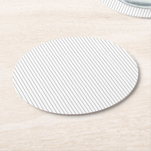 Custom Paper Drink Coasters | Printed Style Ronde Kartonnen Onderzetter (Gebogen)