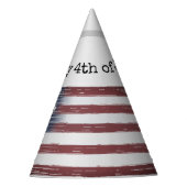 custom paper party pet vliegtuig Amerikaanse vlag Feesthoedjes (Voorkant)