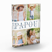 Custom Papou Grandchildren Fotoblokken (Links)