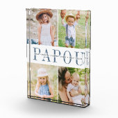 Custom Papou Grandchildren Fotoblokken (Rechts)