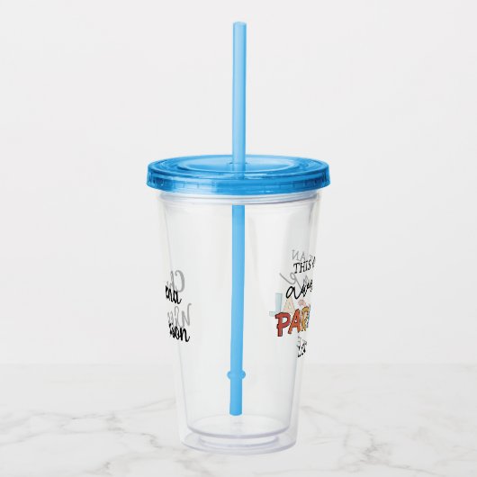 Custom Paralegal Geweldige Legal Assistant Funny Acryl Drinkbeker (Rechts)