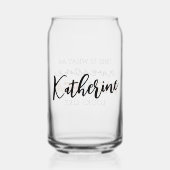 Custom Paralegal Geweldige Legal Assistant Funny Blikvorm Glas (Achterkant)