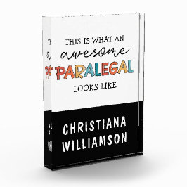 Custom Paralegal Geweldige Legal Assistant Funny Fotoblokken