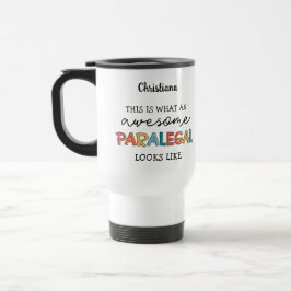 Custom Paralegal Geweldige Legal Assistant Funny Reisbeker