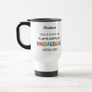 Custom Paralegal Geweldige Legal Assistant Funny Reisbeker