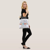 Custom Paralegal Geweldige Legal Assistant Funny Tote Bag (Op model)