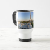 Custom  Paris panoramic skyline Travel  Mug Reisbeker (Voorkant links)