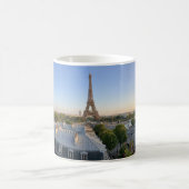 Custom Paris Panoramic Skyline View Eiffel Tower Koffiemok (Center)