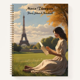 Custom Paris Sketch Travel Notitieboek Dagboek