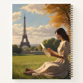 Custom Paris Sketch Travel Notitieboek Dagboek (Achterkant)
