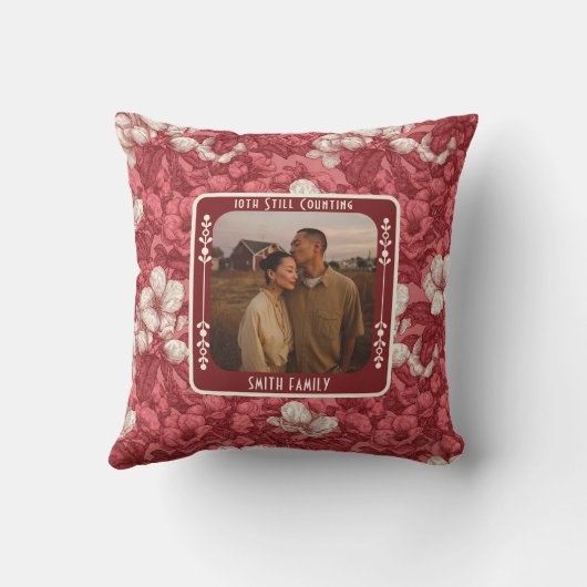 Custom Partners Throw Pillow  For Wife Kussen (Achterkant)