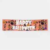 Custom Party Banners, Heksen Scare Crow Halloween Spandoek (Horizontaal)